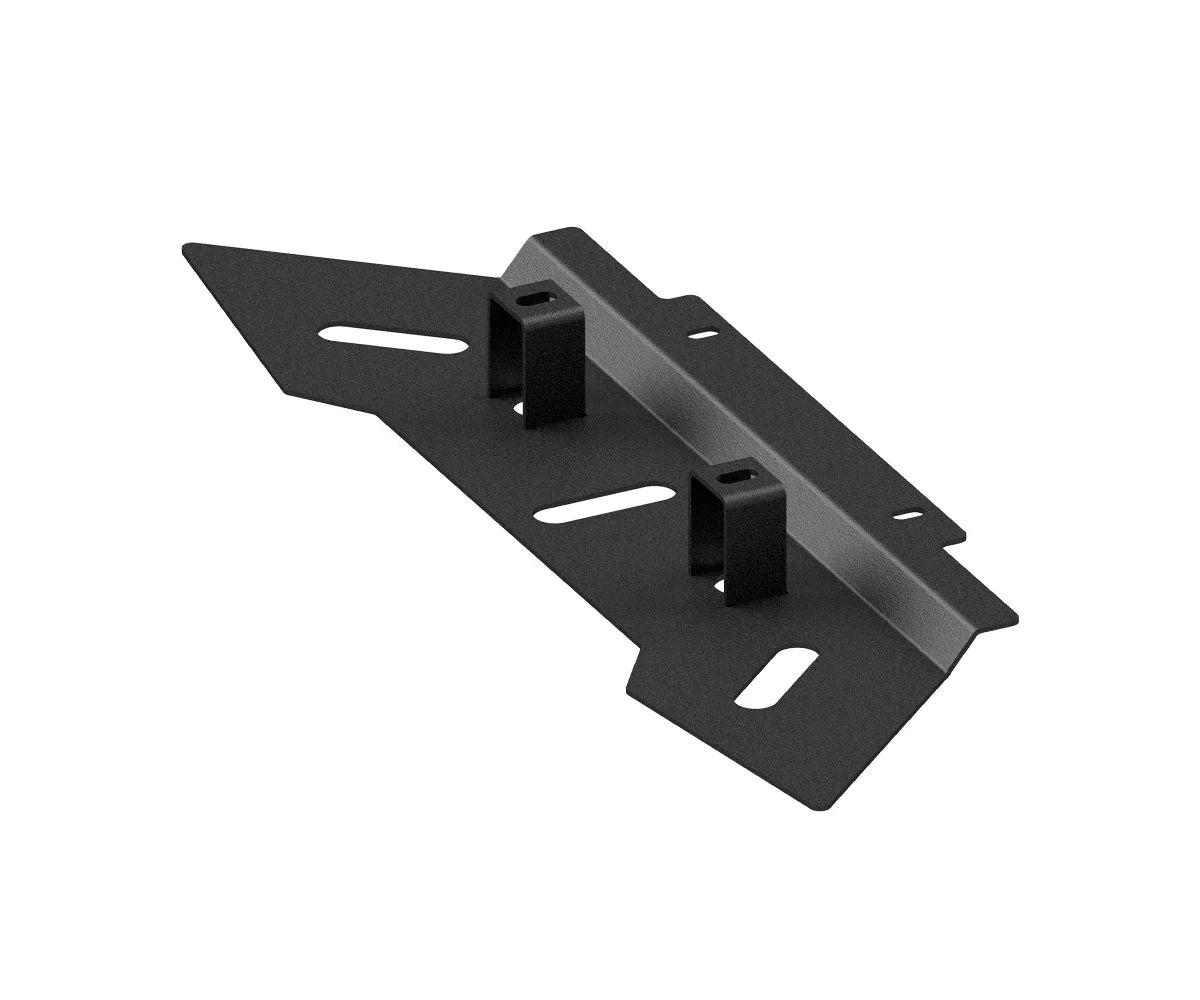 Black steel transition skid plate for Toyota Tundra, off-road vehicle accessory