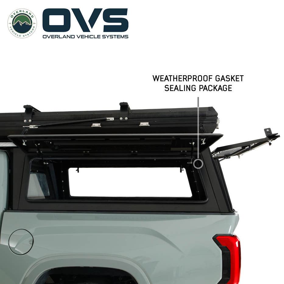 Expedition Pro+ Truck Cap w/ Full-Window Wing Doors & 3rd Brake Light | OVS