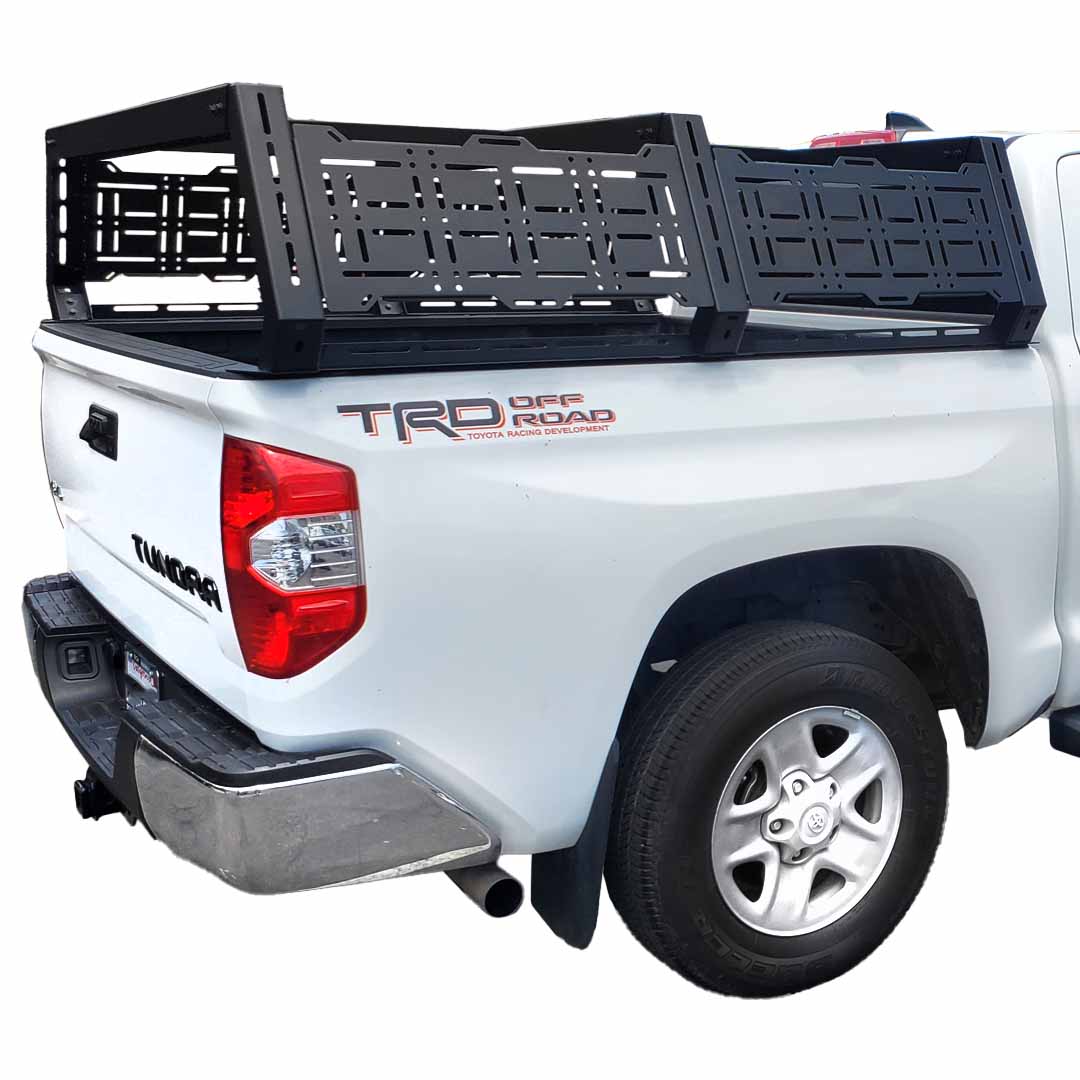 Ruff Rax modular steel bed rack with MOLLE panels for Toyota Tundra 5.5 ft & 6.5 ft bed (2007-2021)
