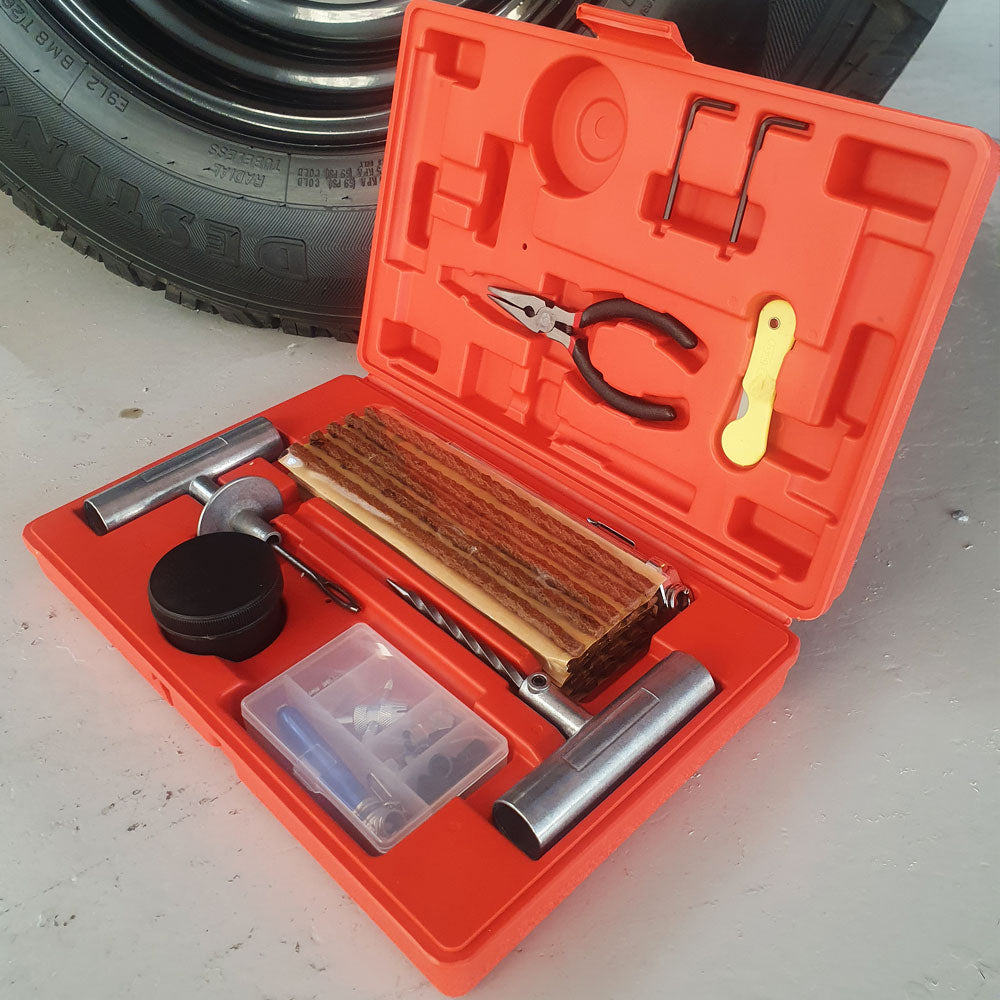 Indeflate tyre repair kit for universal fit