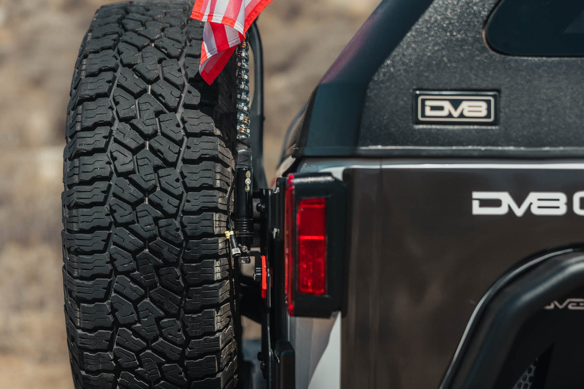 DV8 Offroad molle adjustable antenna and whip mount for universal fit