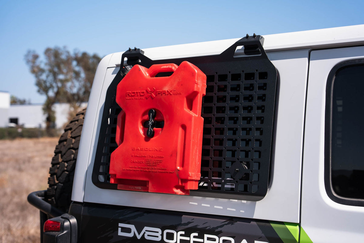 DV8 Offroad molle panel Rotopax mount for universal fit