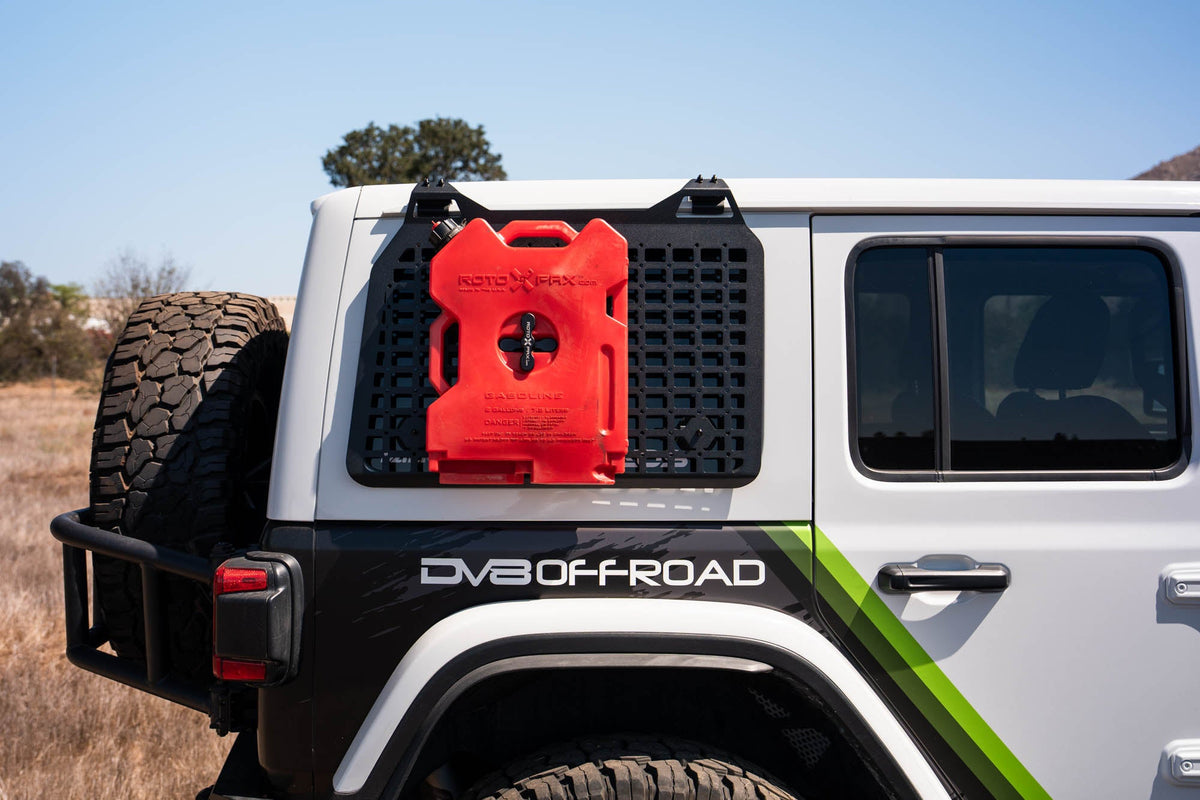 DV8 Offroad molle panel Rotopax mount for universal fit