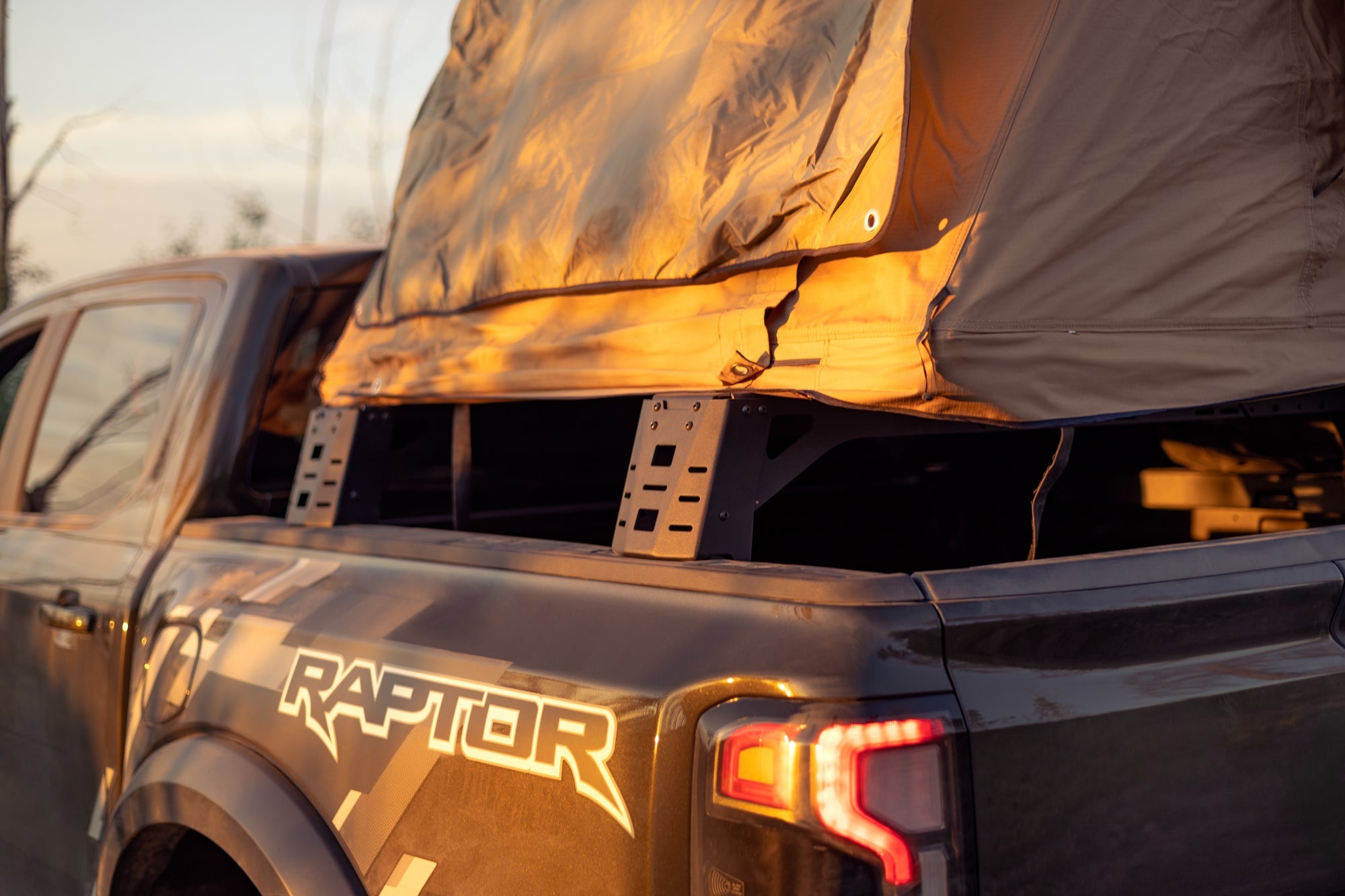 Universal-Truck-Bed-Rack-Cargo-Rails-w-roof-top-tent-2 - NVMOS