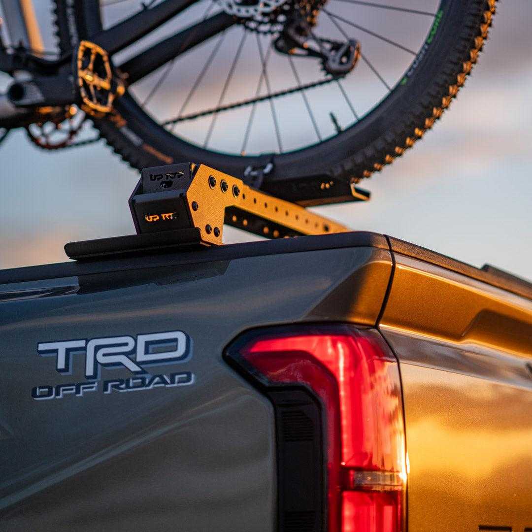 upTOP Overland bed bar kit on pickup bed cover