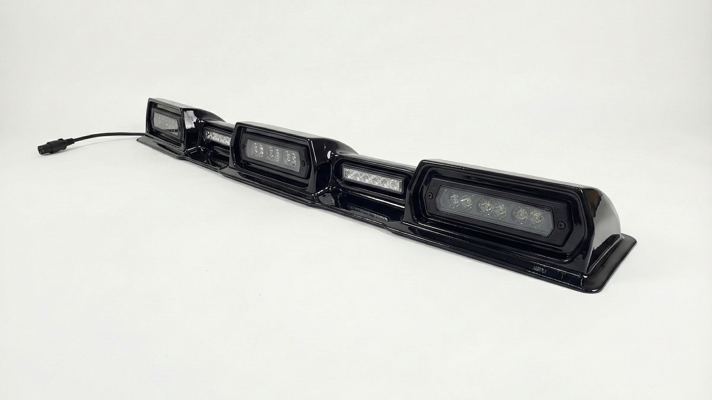 2024-2026 Toyota Tacoma PRO Integrated Roof Visor & Light System – Aero Housing with High-Output LED Light Bars & Dual-Color Markers