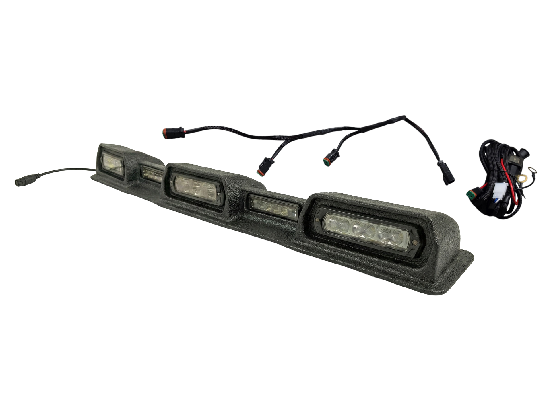 2024-2026 Toyota Tacoma PRO Integrated Roof Visor & Light System – Aero Housing with High-Output LED Light Bars & Dual-Color Markers
