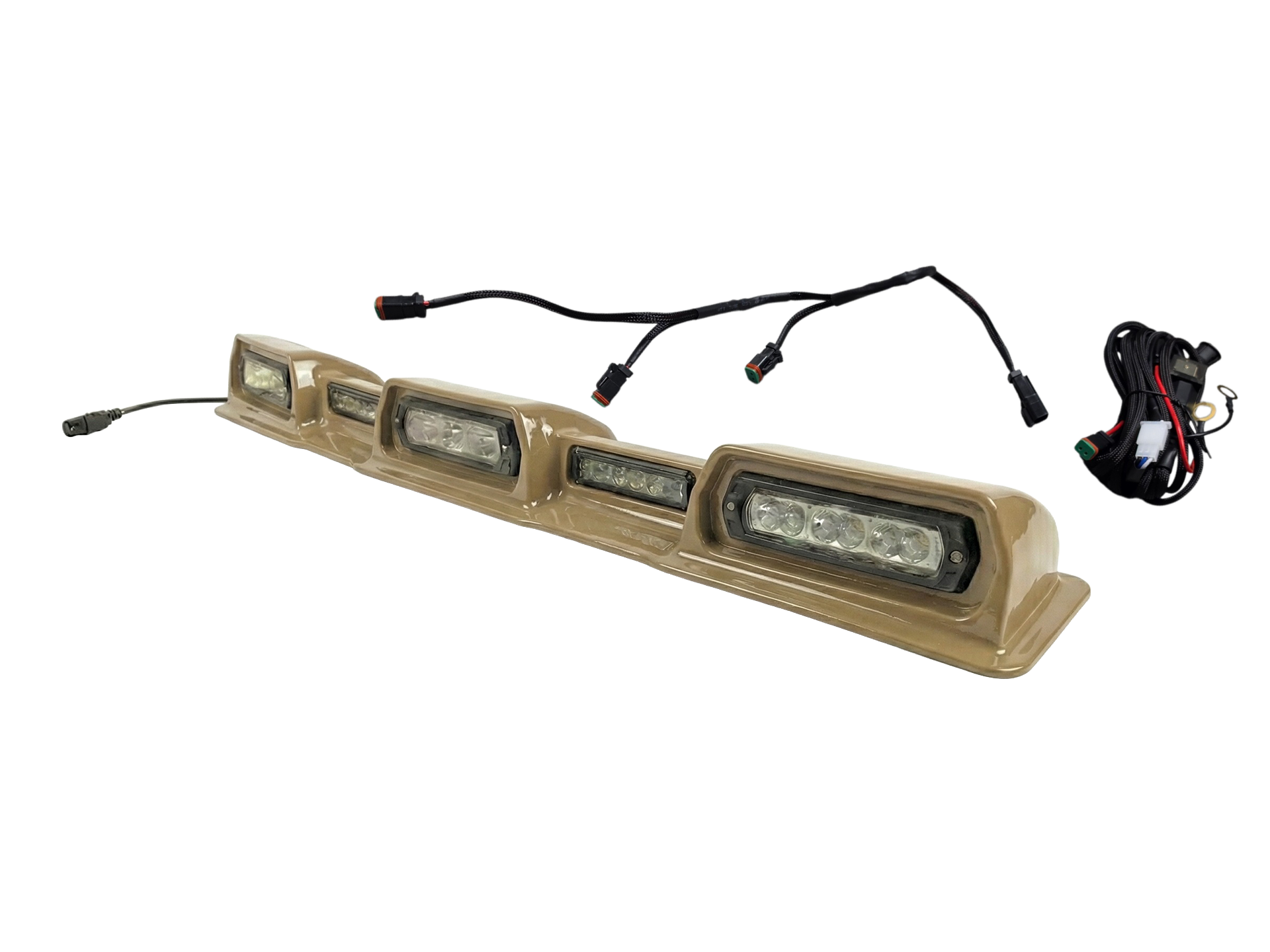 2024-2026 Toyota Tacoma PRO Integrated Roof Visor & Light System – Aero Housing with High-Output LED Light Bars & Dual-Color Markers