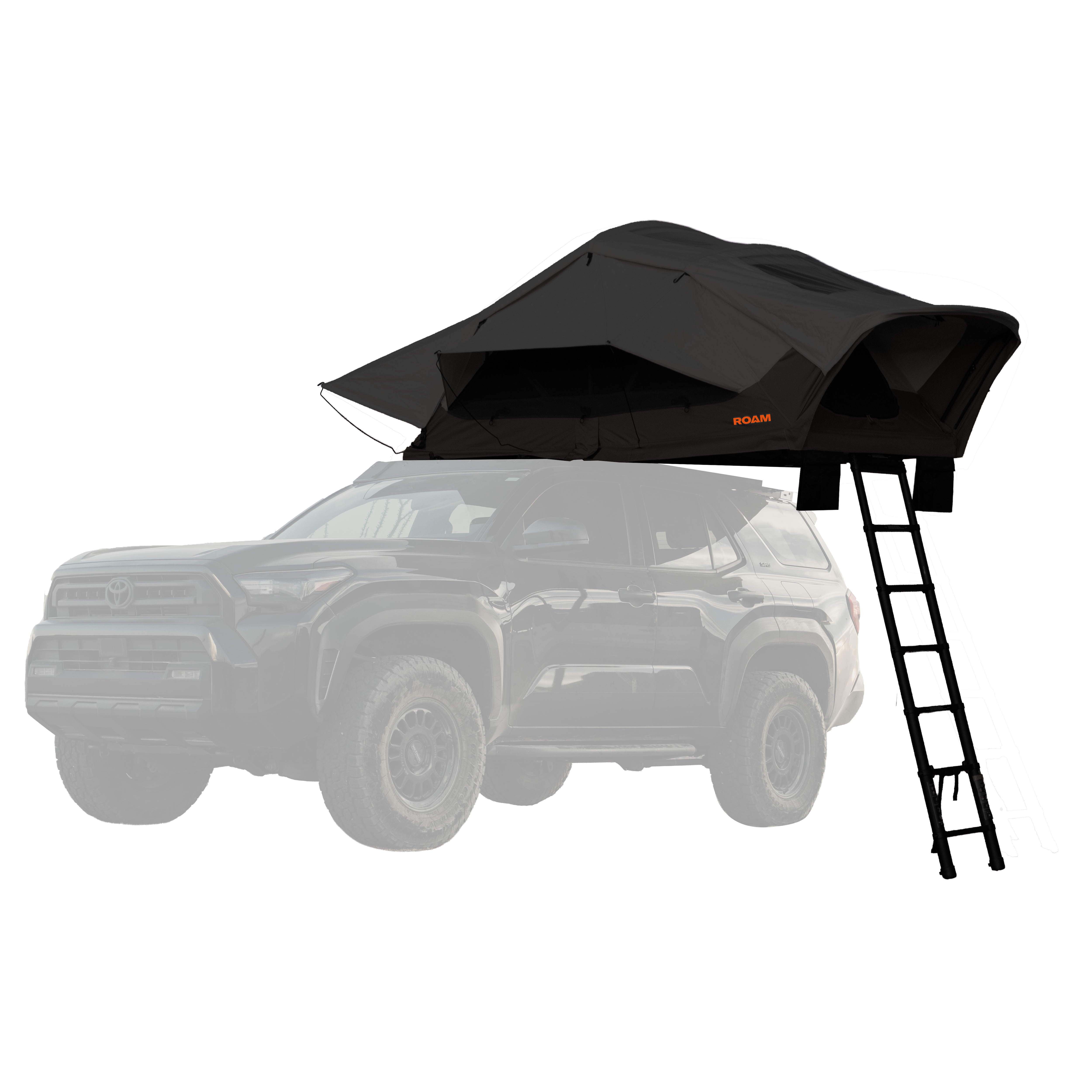 ROAM Vagabond XL 2.0 Rooftop Tent - Black / With Annex