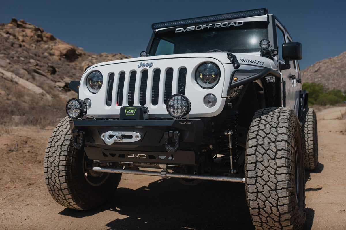 DV8 Offroad Xtract 9.5K synthetic rope winch for universal fit