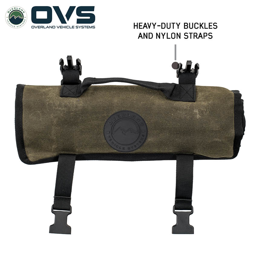 OVS waxed canvas wrench tool roll - view 10