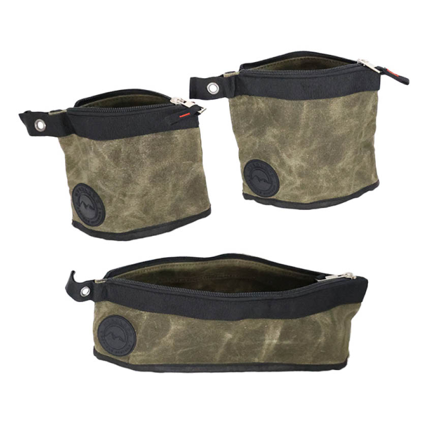 Overland Vehicle Systems Canyon small/medium #12 waxed canvas storage bag 3-piece set