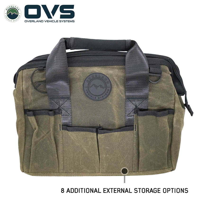 Overland Vehicle Systems Canyon #16 waxed canvas all purpose tool bag - view 2