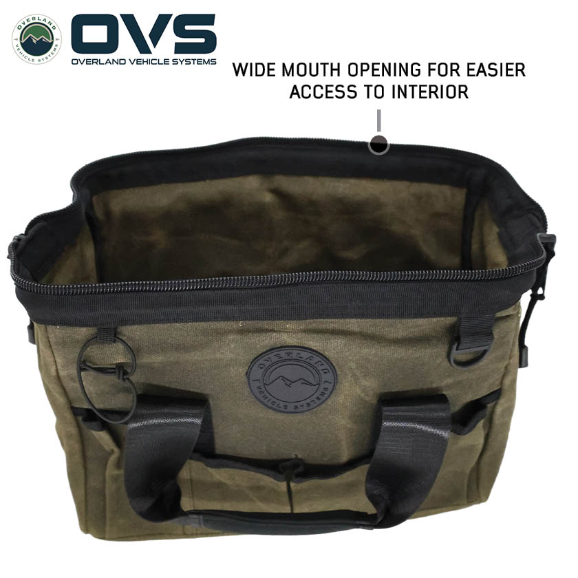 Overland Vehicle Systems Canyon #16 waxed canvas all purpose tool bag - view 5