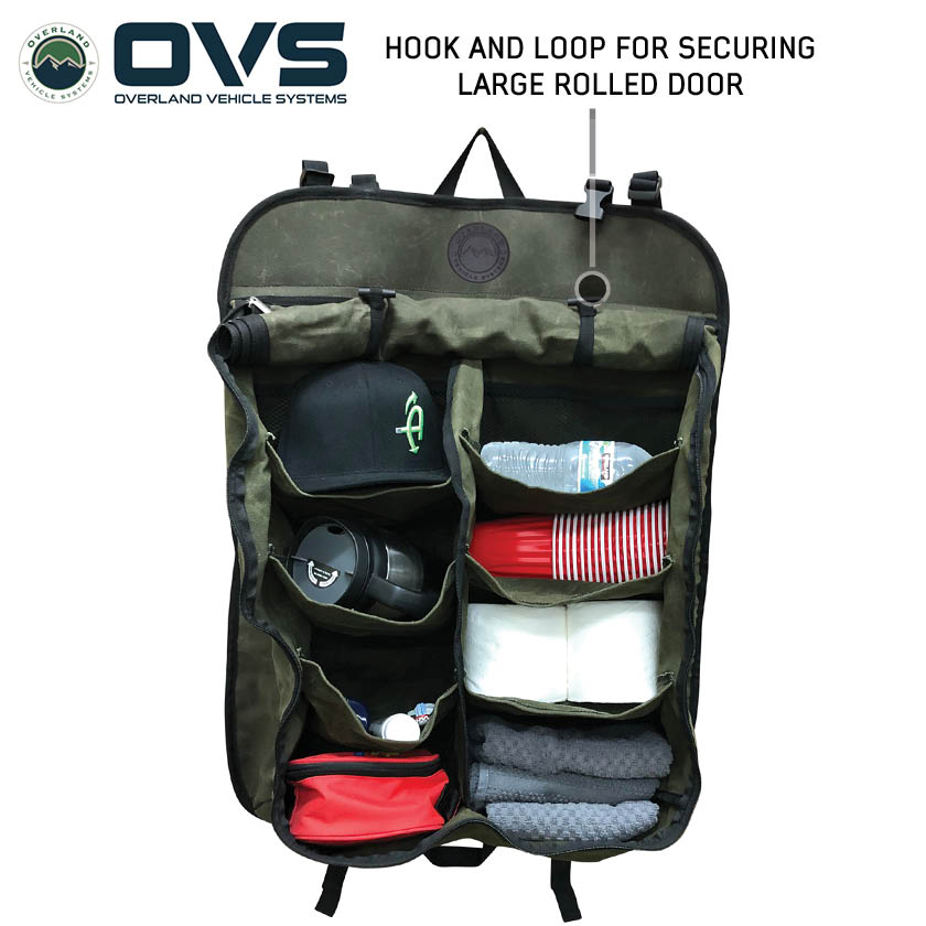 Overland Vehicle Systems Canyon #16 waxed canvas camping gear storage bag - view 2