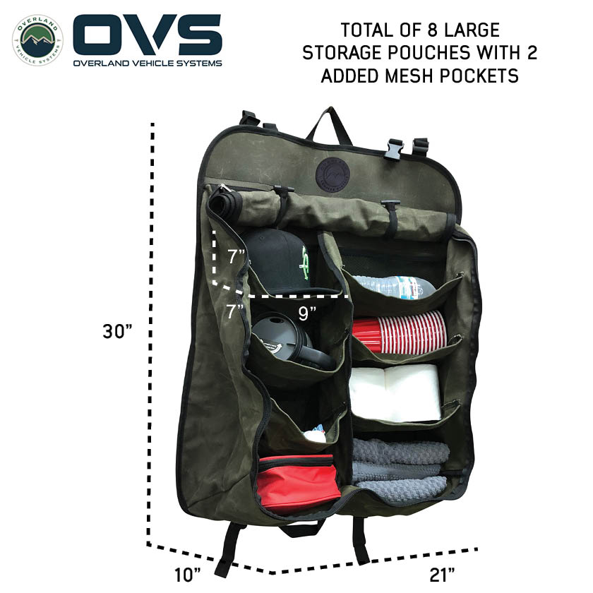 Overland Vehicle Systems Canyon #16 waxed canvas camping gear storage bag - view 4