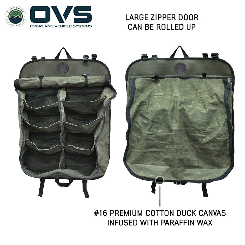 Overland Vehicle Systems Canyon #16 waxed canvas camping gear storage bag - view 5
