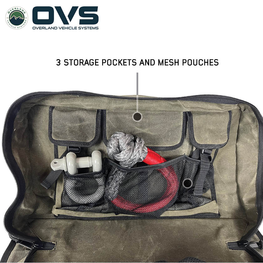 Overland Vehicle Systems large waxed canvas recovery bag - view 4
