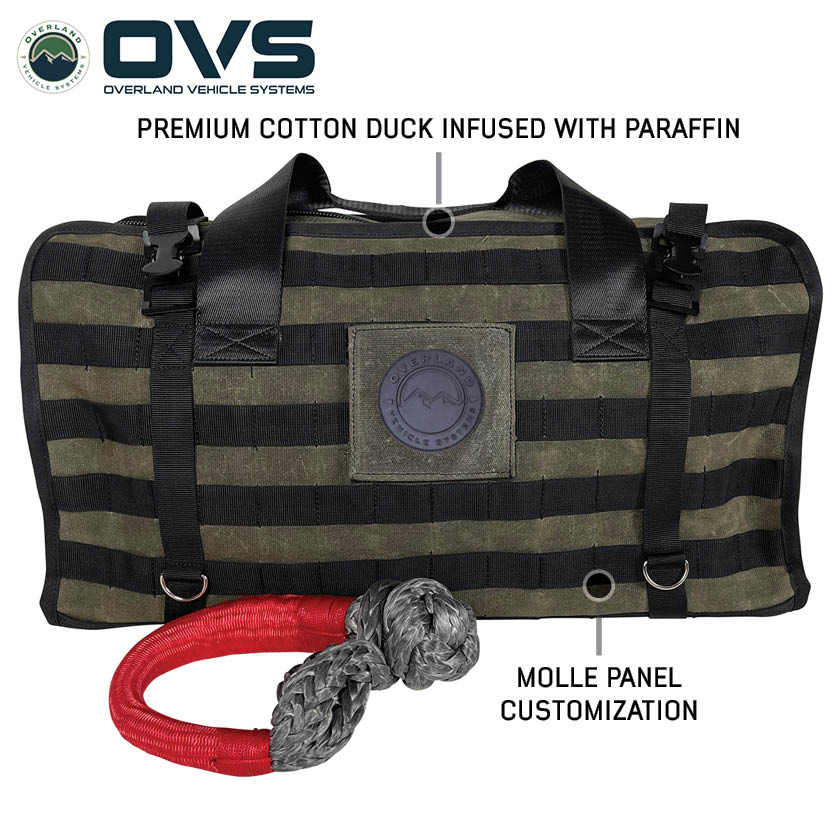 Overland Vehicle Systems large waxed canvas recovery bag - view 5