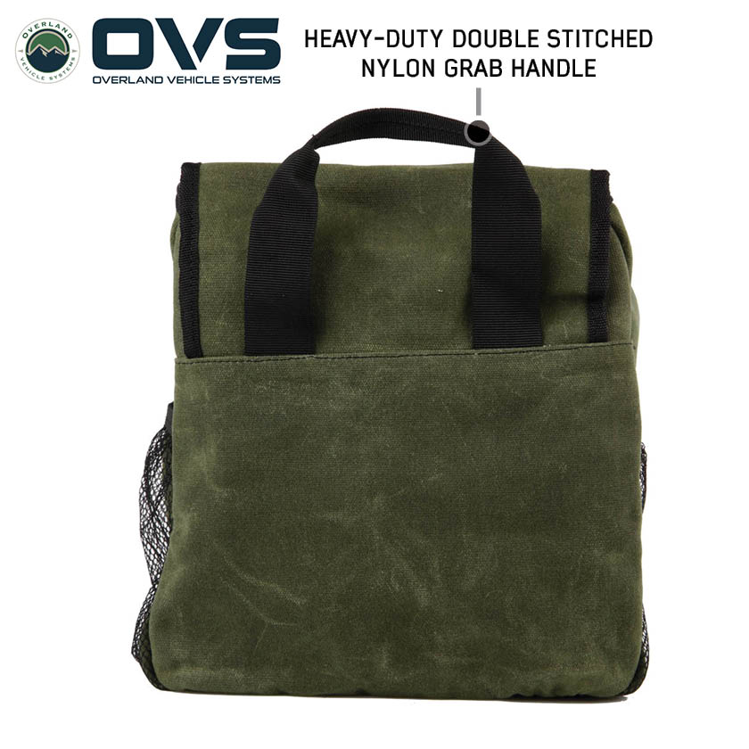Overland Vehicle Systems waxed canvas overnight toiletry bag - view 5