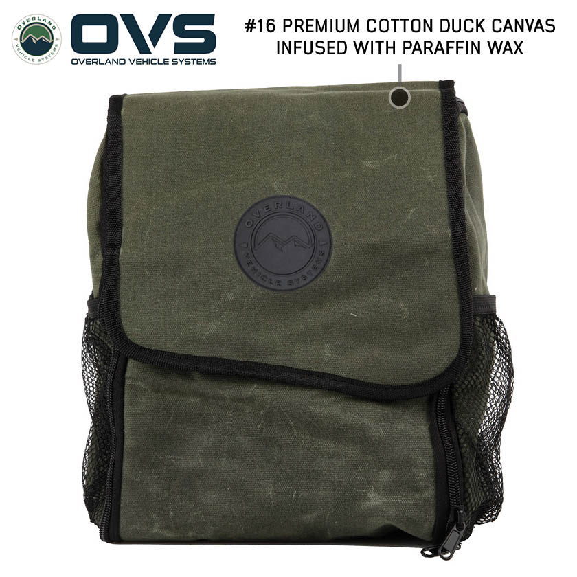 Overland Vehicle Systems waxed canvas overnight toiletry bag - view 10