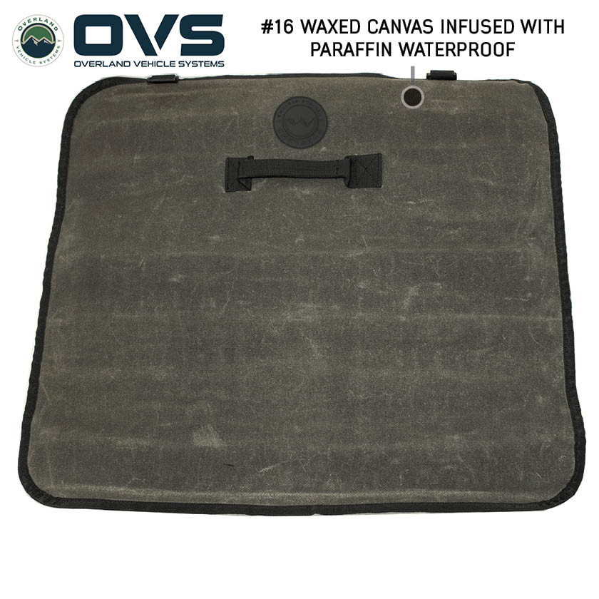 Overland Vehicle Systems Canyon rolled socket organizer bag in waxed canvas - view 6