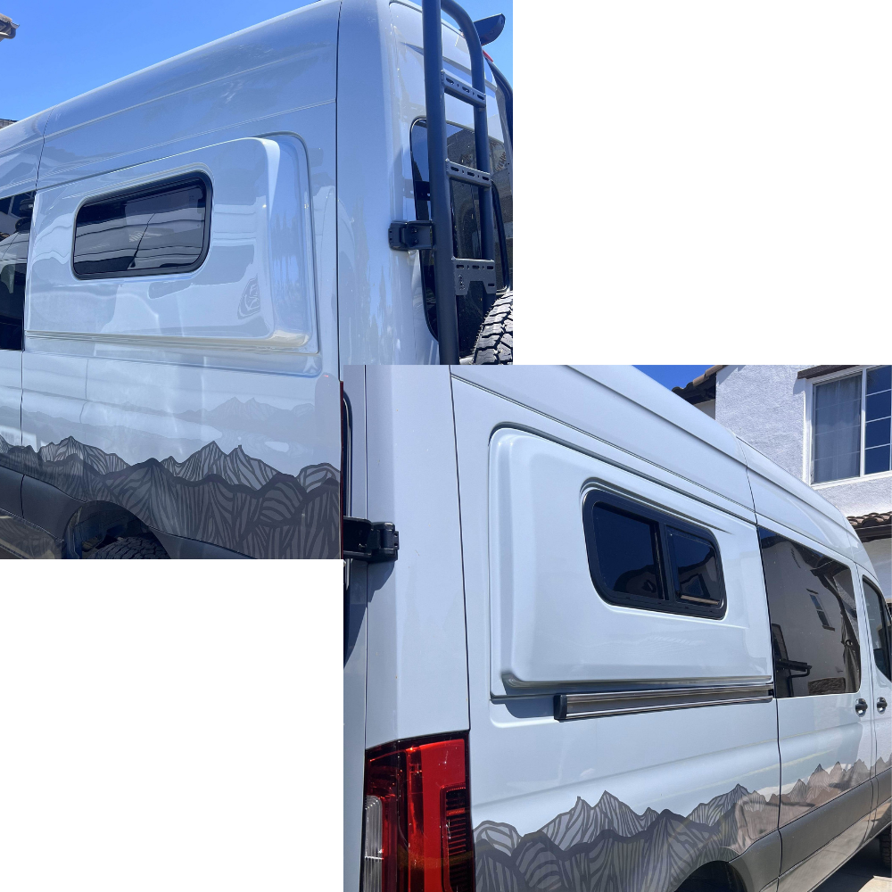 S&B Wideouts for Mercedes Sprinter 144" Vans (Driver & Passenger Side Set)