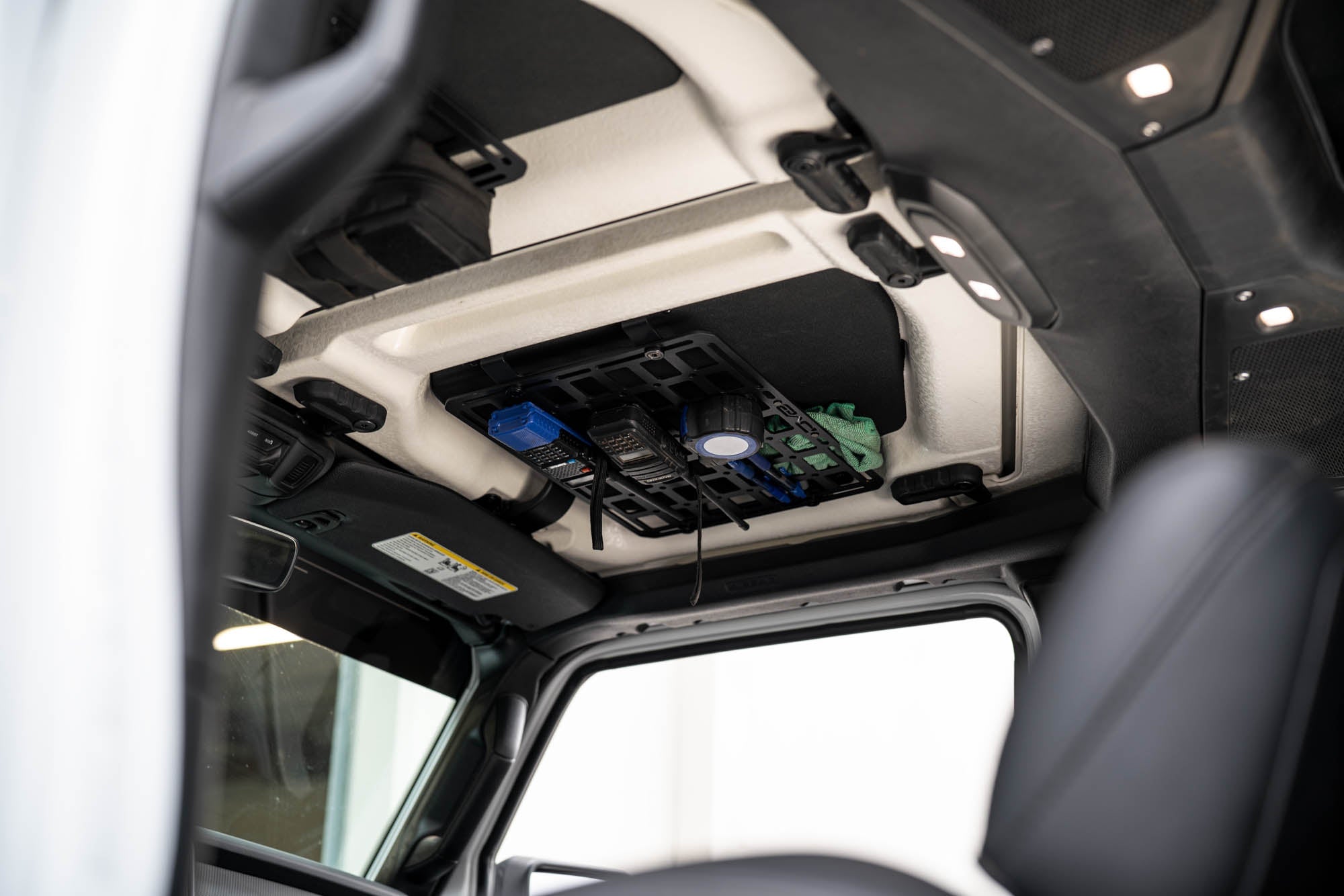Wrangler-JL-Roof-Mount-for-Molle-Panel-Installed-4 - NVMOS