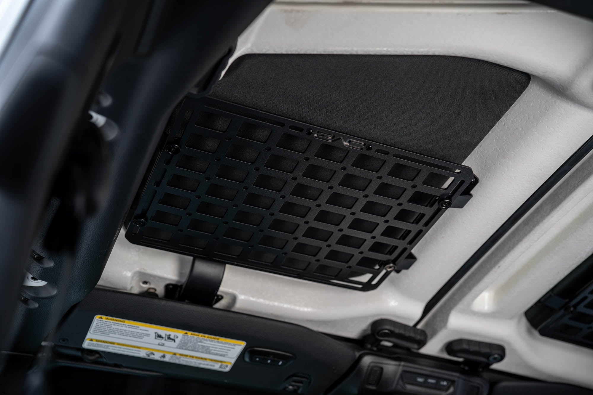 Wrangler-JL-Roof-Mount-for-Molle-Panel-Installed-7 - NVMOS
