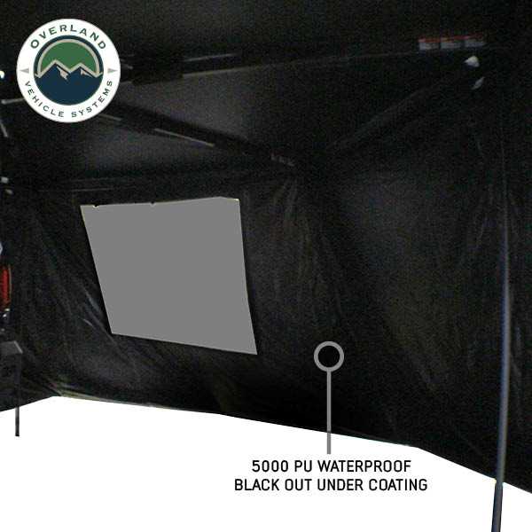 Overland Vehicle Systems XD Nomadic 270 degree awning walls with blackout - view 5