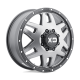 XD Machete Dually (XD130) Wheel - Matte Gray w/ Black Ring