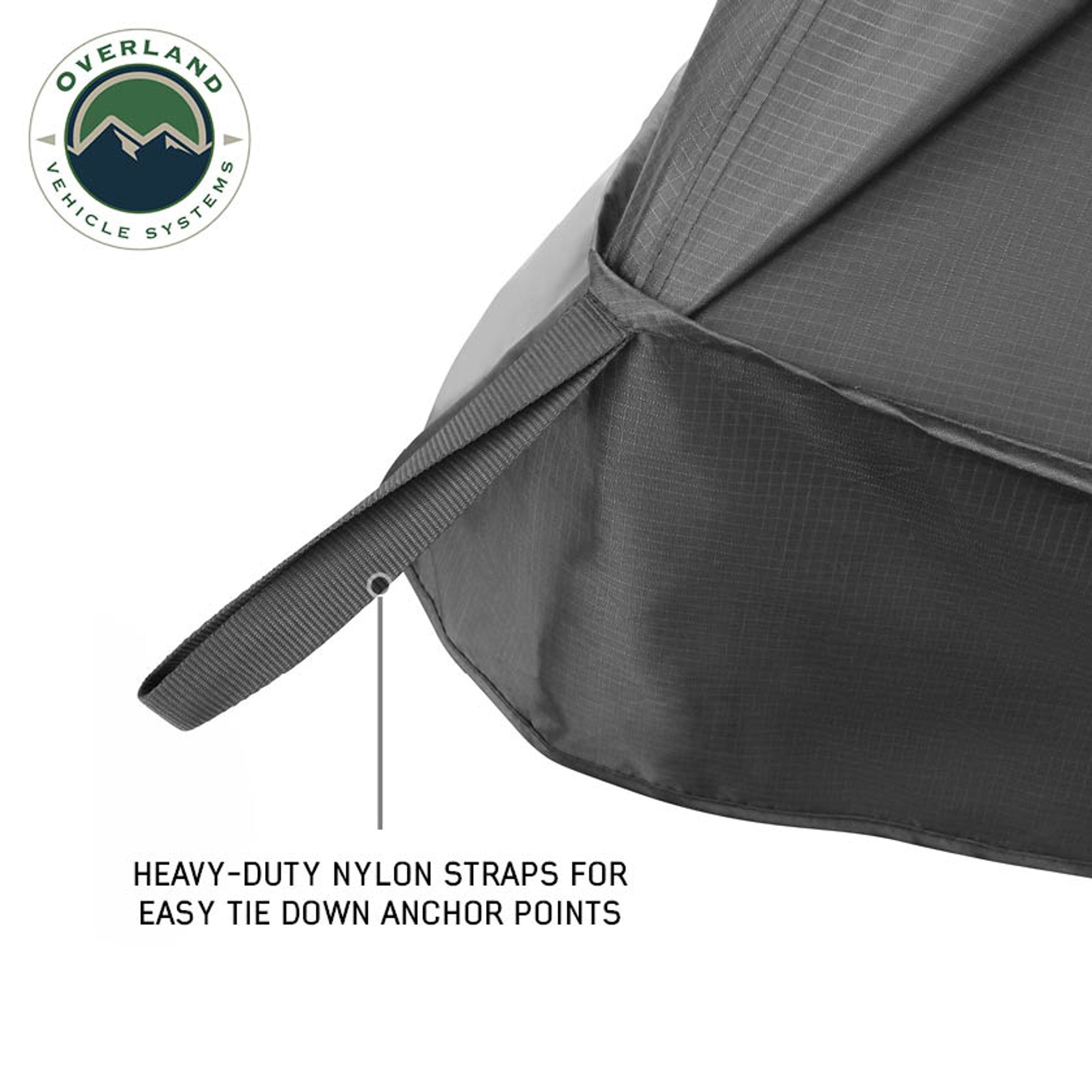 XD Everest Annex Room Roof Top Tent Extension - Black Body Grey Trim