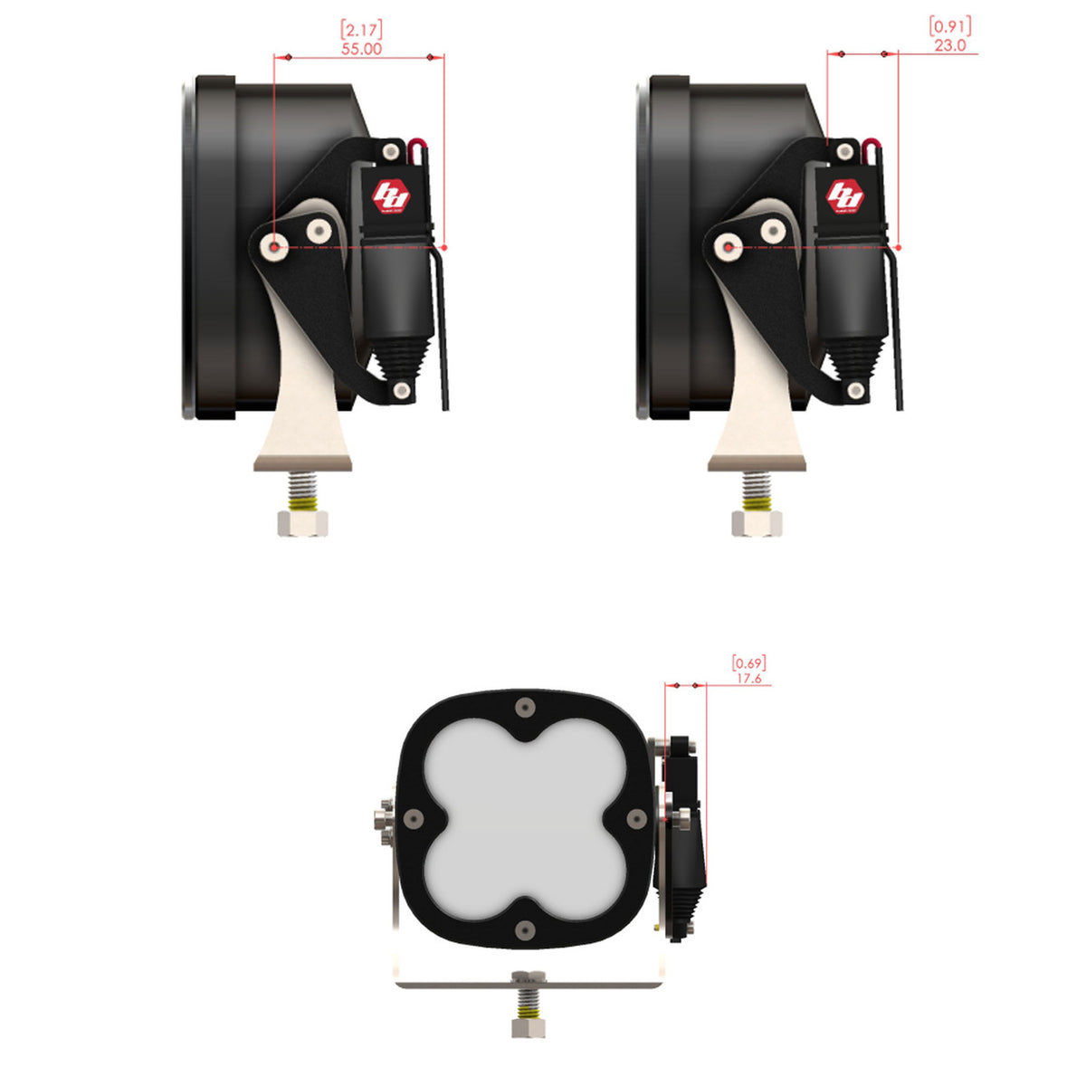Baja Designs REFLEX™ Light Actuator Kit – LP4/LP6/LP9/XL-M Housing