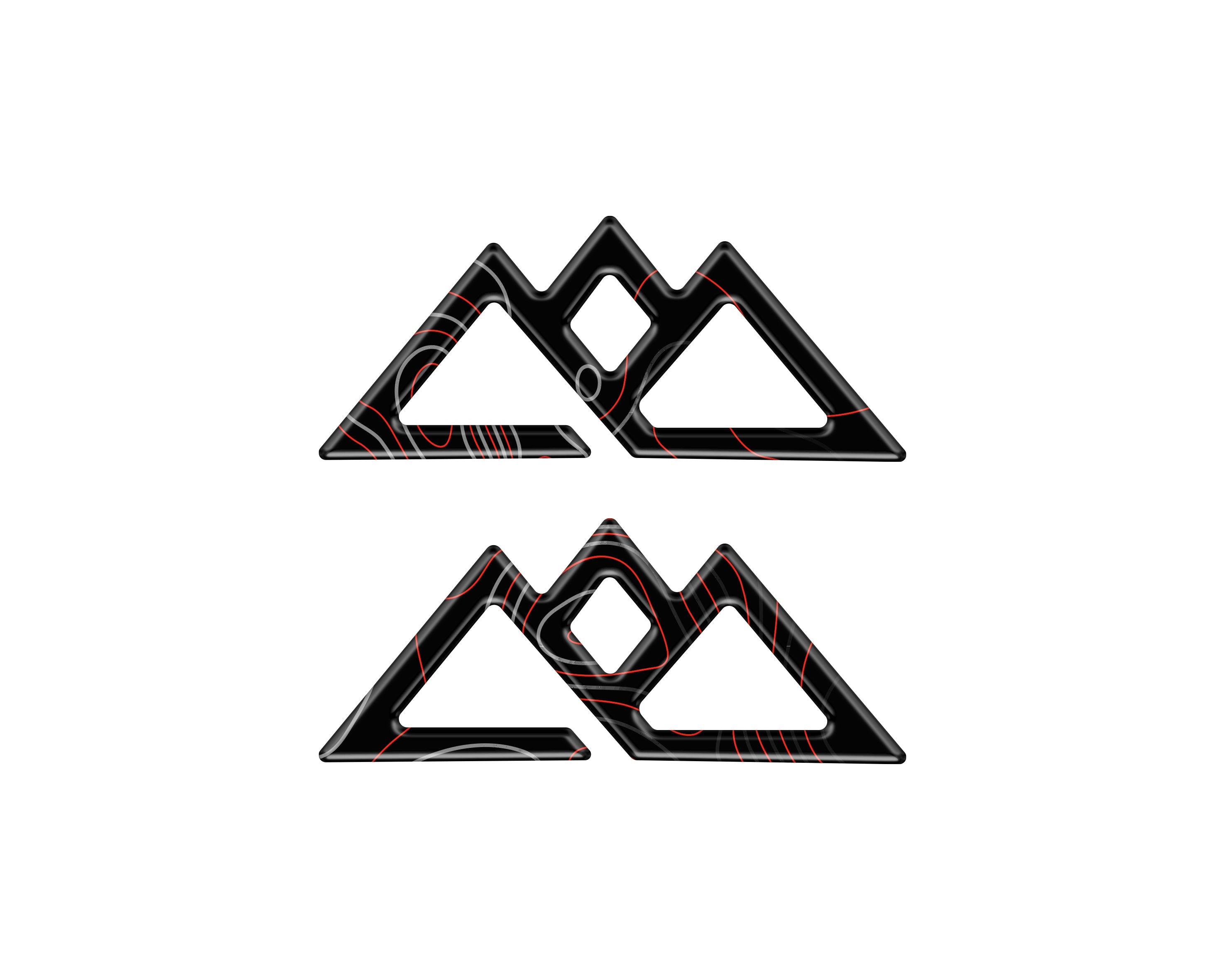 Timberline Logo Inserts Fits 2021-2024 Ford Explorer & Expedition