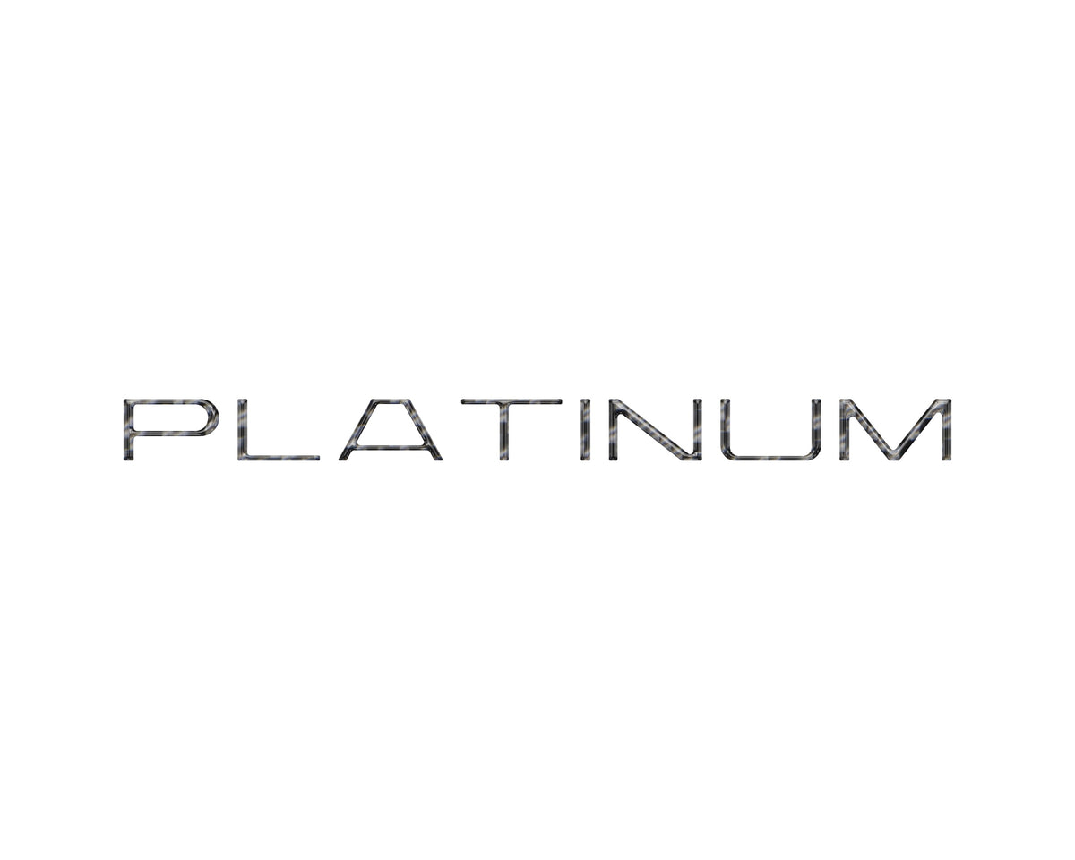 Tufskinz platinum rear hatch letter overlays for 2025-2027 Ford Expedition Platinum