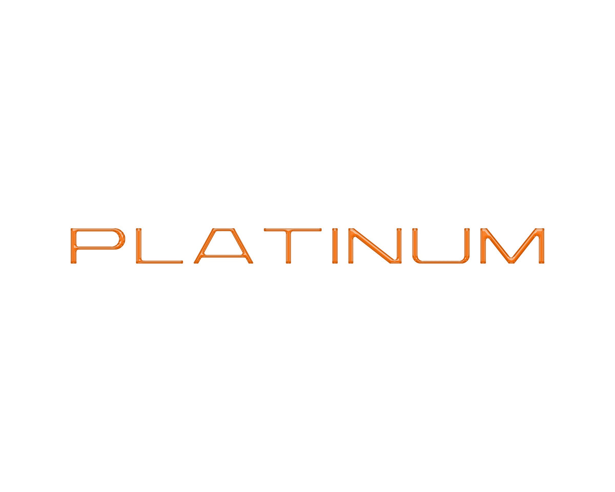 Tufskinz platinum rear hatch letter overlays for 2025-2027 Ford Expedition Platinum