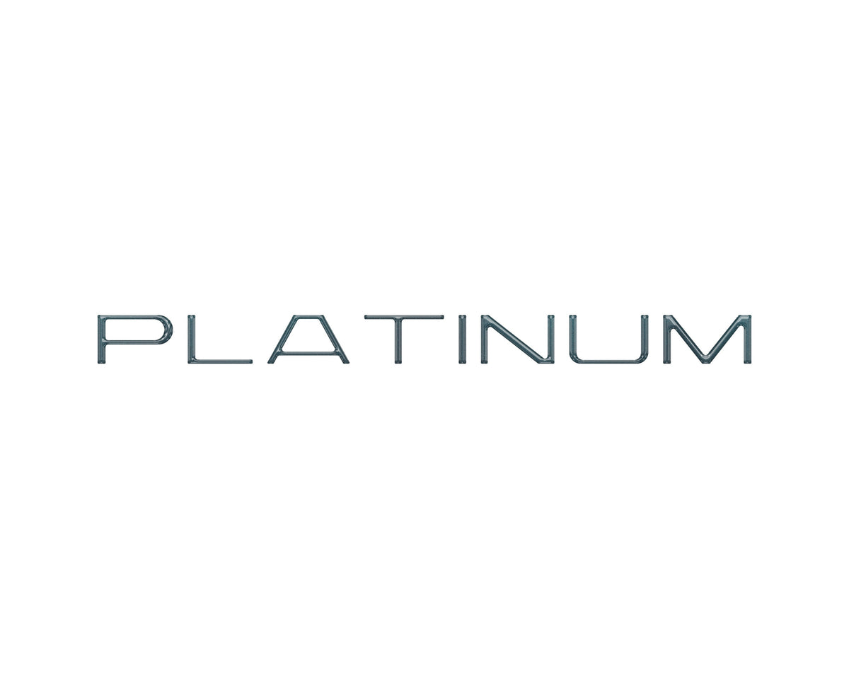 Tufskinz platinum rear hatch letter overlays for 2025-2027 Ford Expedition Platinum