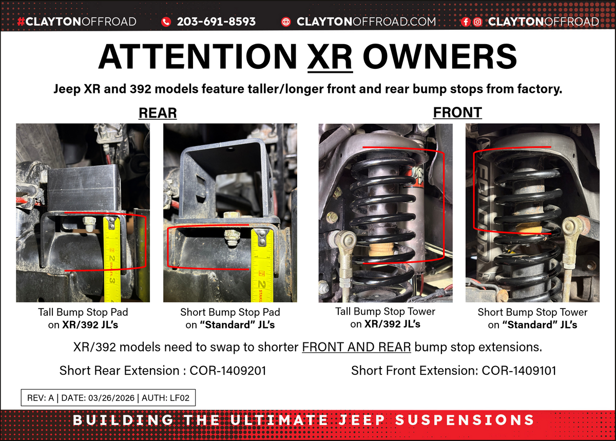 Clayton Off Road Overland+ 2.5-inch long arm lift kit for 2020-2023 Jeep Wrangler JL diesel