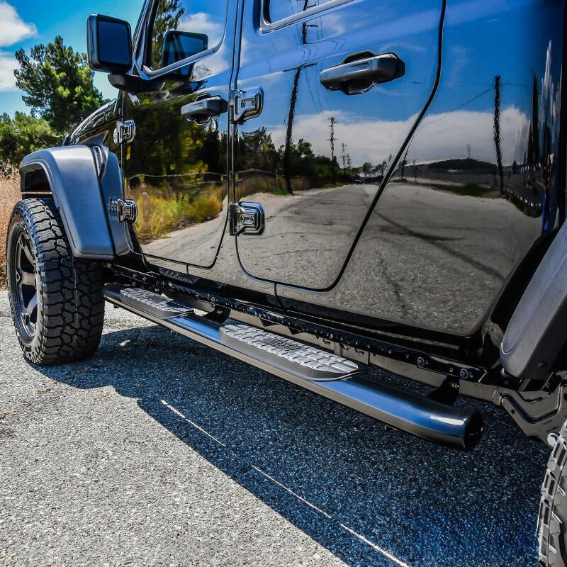 Westin PRO TRAXX 4 Oval Nerf Step Bars, fits Jeep Gladiator