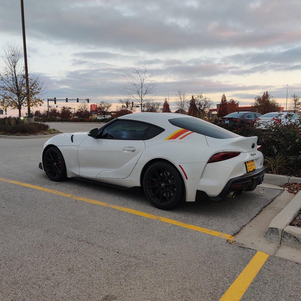 A91 Retro Heritage TRD Style Decklid Stripes - 2020+ Supra