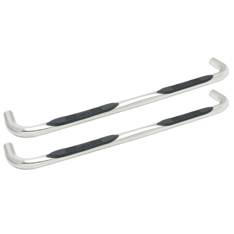 Westin E-Series 3 Round Nerf Step Bars, Double Cab, fits Toyota Tacoma