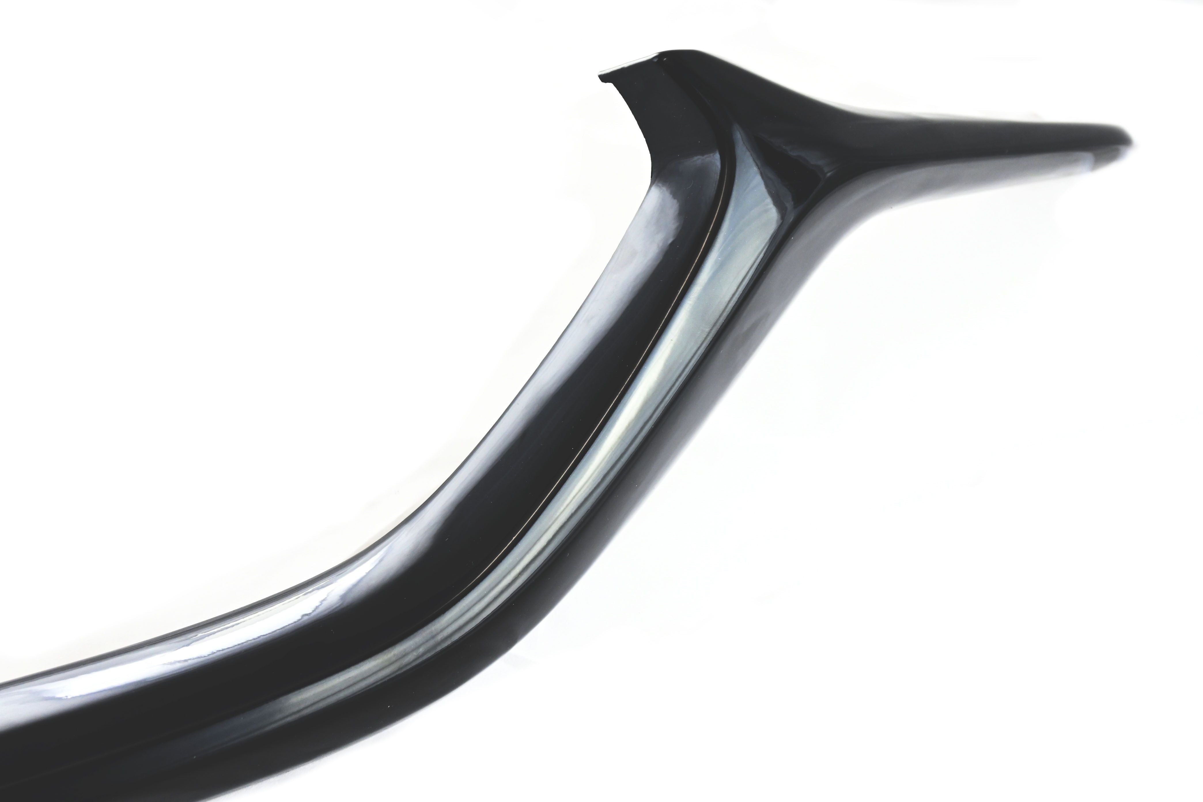 ABS6572BLK 17-22 Mazda CX-5 2 PCS Gloss Black Tape-on Grille Overlay