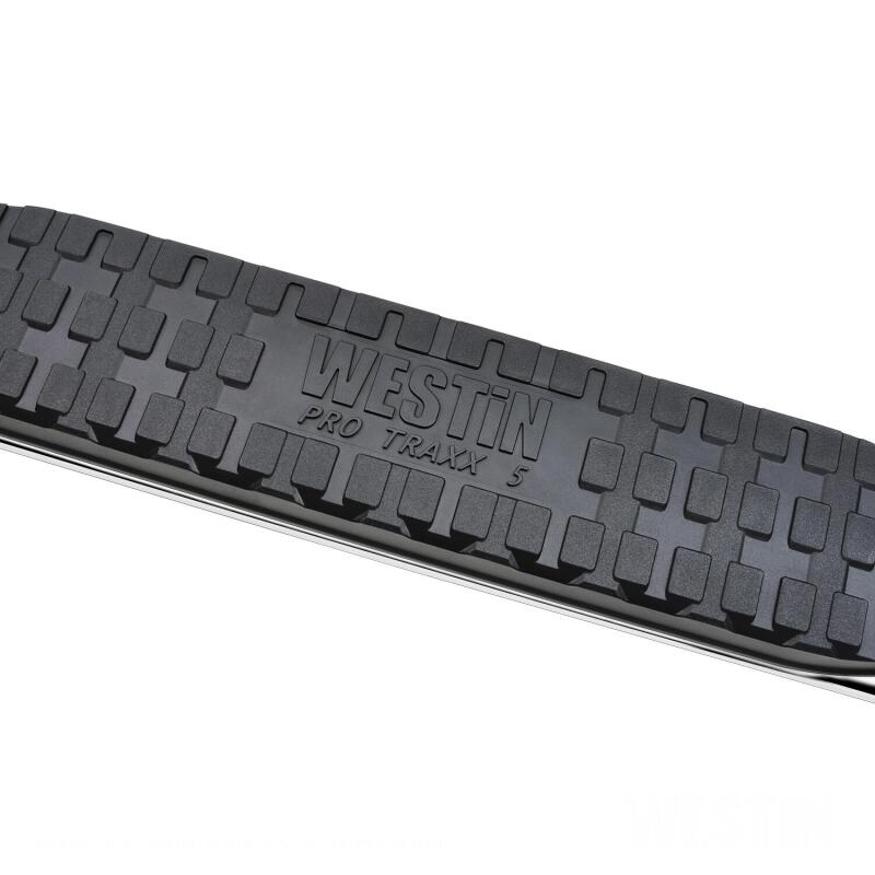 Westin PRO TRAXX 5 Oval Wheel-to-Wheel Nerf Step Bars, Crew Cab, 6.5 ft. Bed, fits Chevy Silverado HD 2500/3500