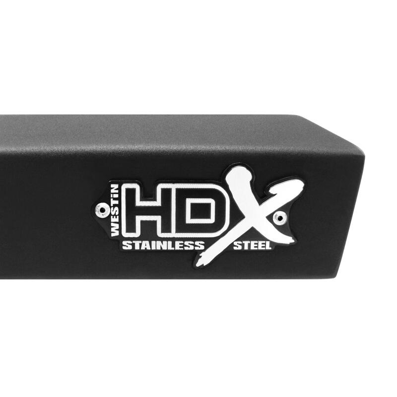 Westin HDX Stainless Drop Nerf Step Bars, Crew Cab, fits Chevy Silverado 1500