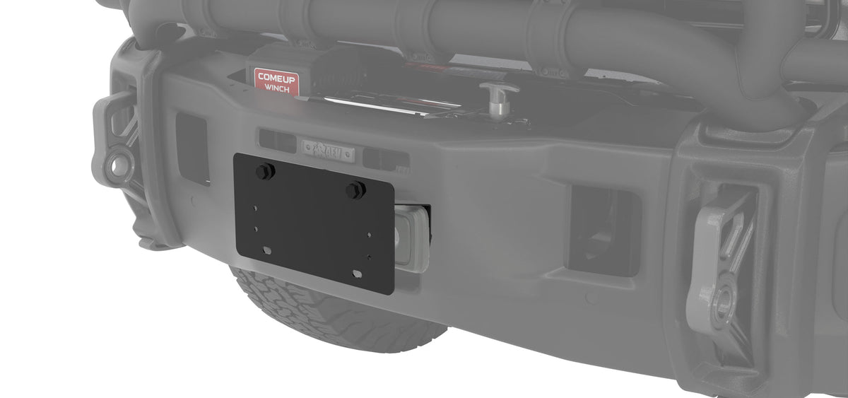 AEV Ram HD Hawse Fairlead License Plate Bracket - image 2