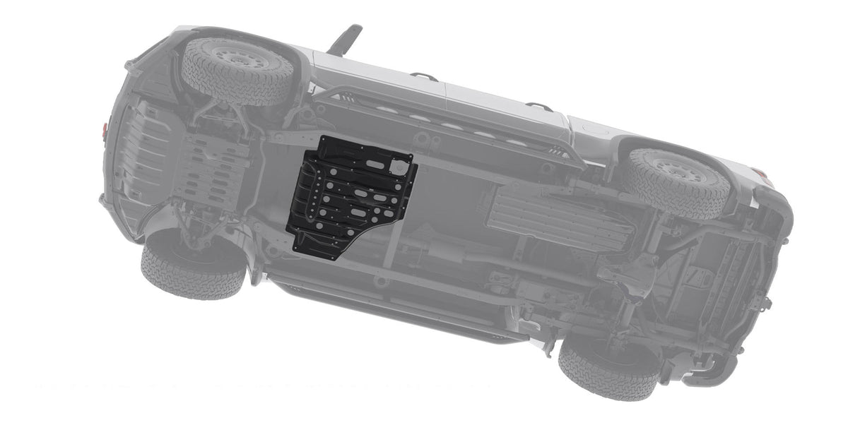 AEV Transfer Case Skid Plate for 2019+ Chevrolet Silverado 1500 and GMC Sierra 1500 - image 2