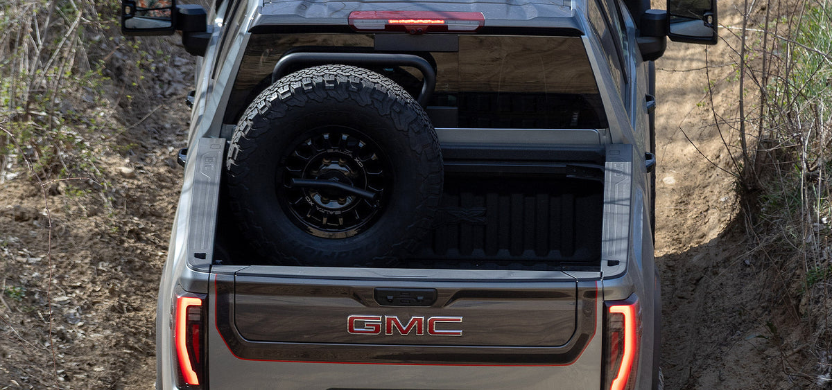 AEV Vertical Tire Mount for 2020+ Chevrolet Silverado HD and GMC Sierra HD - image 2