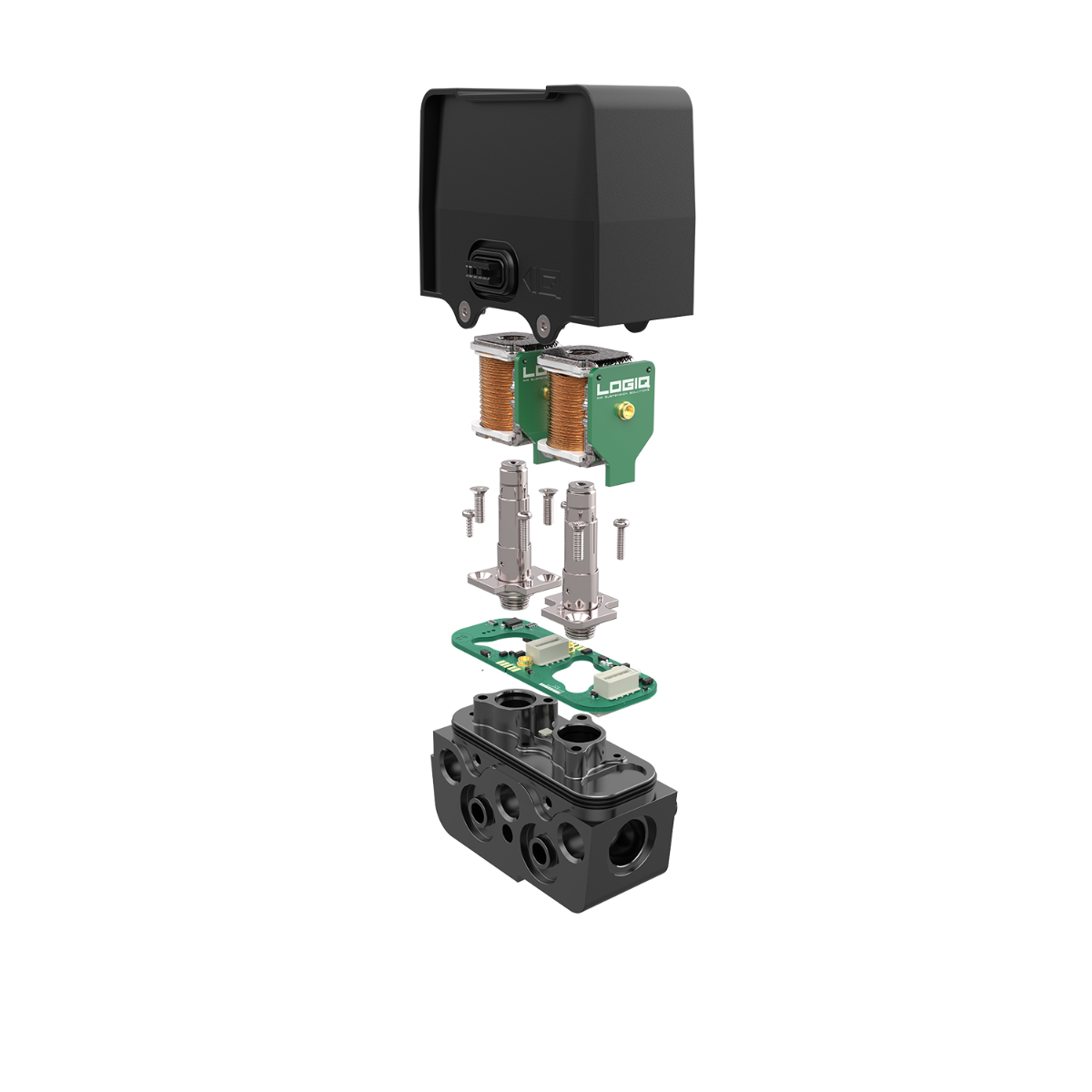 ReadyLIFT LOGIQ AirIQ SD1 Air Management Package. Pre-assembled, 1-channel, SD Compressor