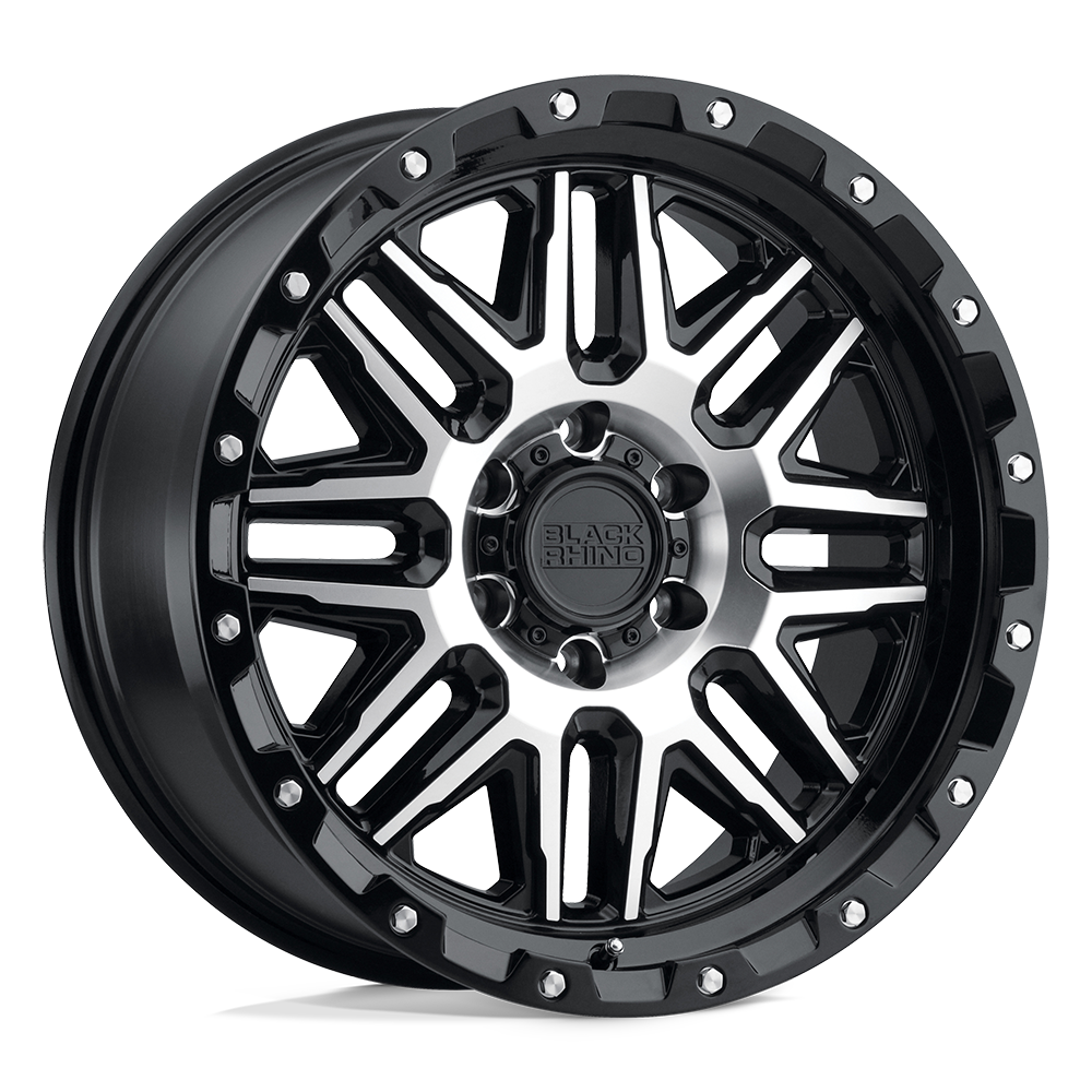 Black Rhino Alamo Wheel - Gloss Black w/ Mach Face