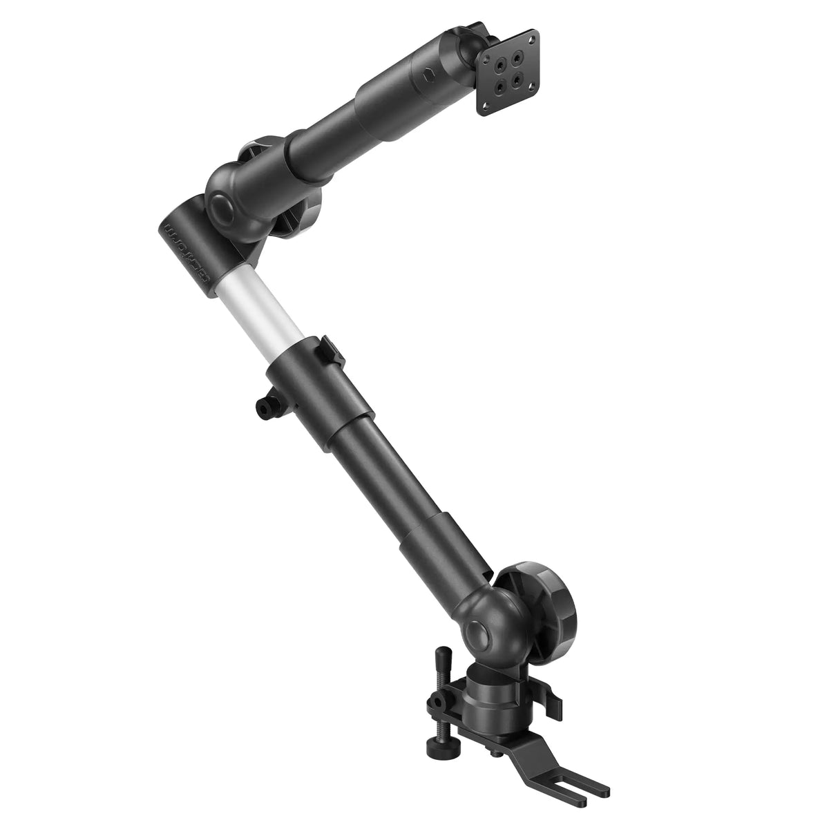 Tackform seat rail AMPS mount with 24 inch arm for universal fit
